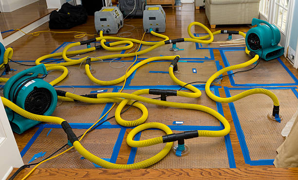 Professional Crawl Space Water Removal technician working in Frederic, WI